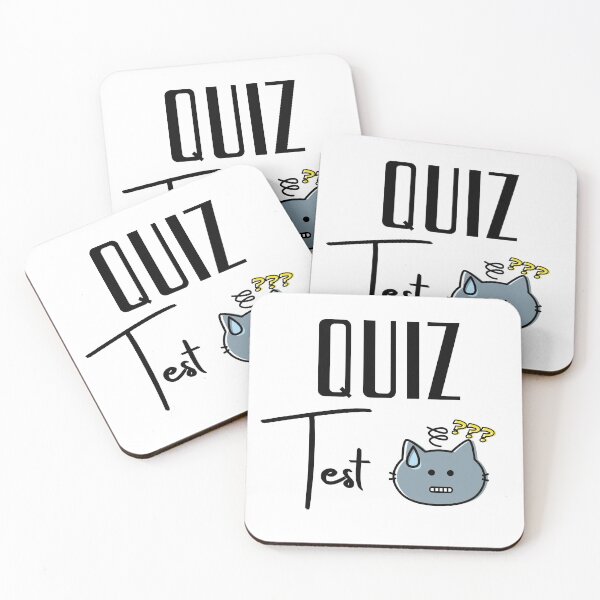 Item preview, Quiz Test Cat designed and sold by OneTimeEngineer.