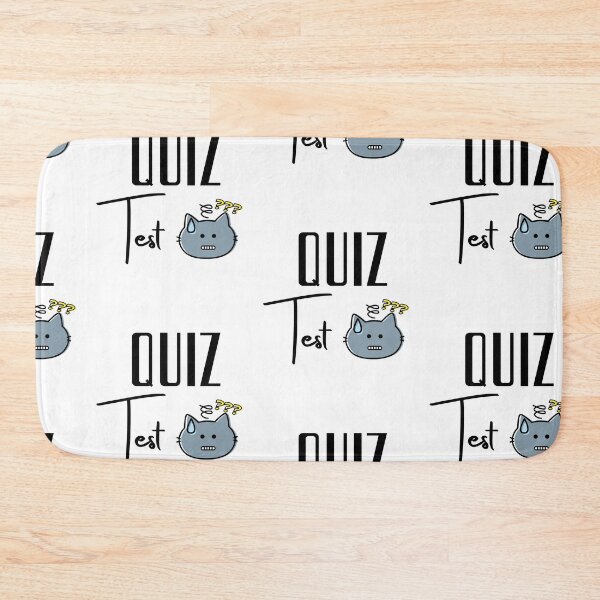 Item preview, Quiz Test Cat designed and sold by OneTimeEngineer.