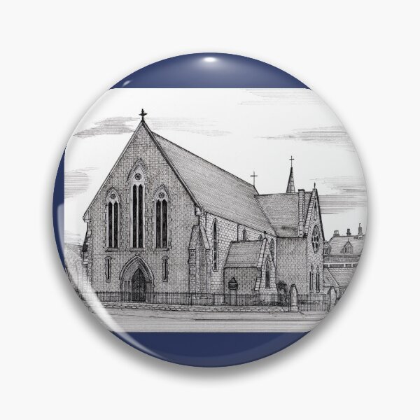 Item preview, 176 - OUR LADY & ST. WILFRID'S CHURCH, BLYTH - DAVE EDWARDS - INK - 1990 designed and sold by BLYTHART.