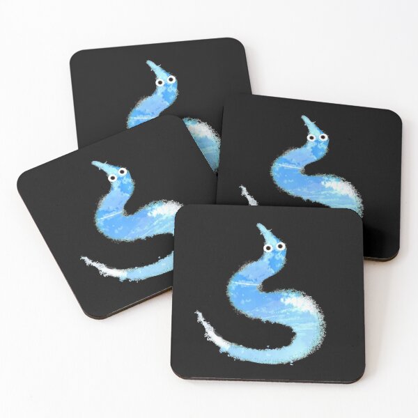 Item preview, Worm on a string Cloudy Sky designed and sold by MonMonTales.