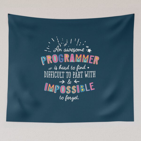 Item preview, An awesome Programmer Gift Idea - Impossible to Forget Quote designed and sold by betternotes.