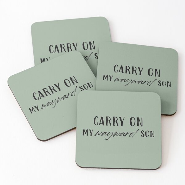 Item preview, carry on my wayward son - black designed and sold by lexicolor.