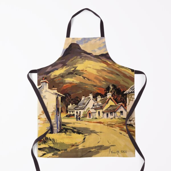 Item preview, The Western Highlands retro poster designed and sold by CorasPosters.