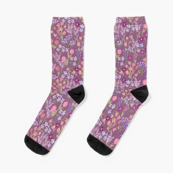 Imaginary Garden in Hyssop by Tea with Xanthe Socks