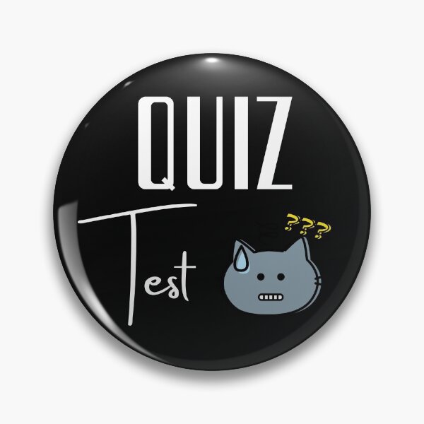 Item preview, Quiz Test Cat designed and sold by OneTimeEngineer.