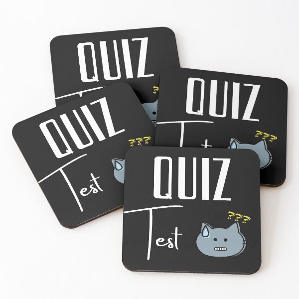 Item preview, Quiz Test Cat designed and sold by OneTimeEngineer.