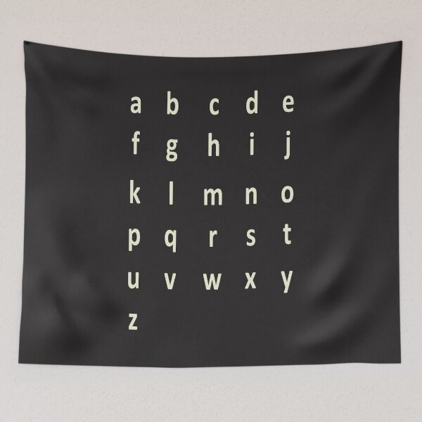 Artikelvorschau, komplettes Alphabet - beige entworfen und verkauft von ZiphGames.