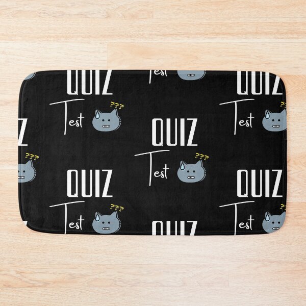 Item preview, Quiz Test Cat designed and sold by OneTimeEngineer.