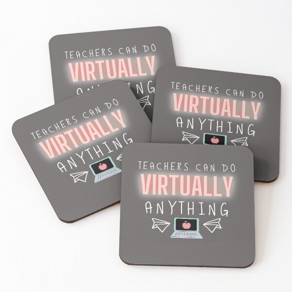 Item preview, Teachers can Do Virtually Anything, Neon Glow designed and sold by mustardblack.