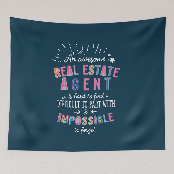 Item preview, An awesome Real Estate Agent Gift Idea - Impossible to Forget Quote designed and sold by betternotes.