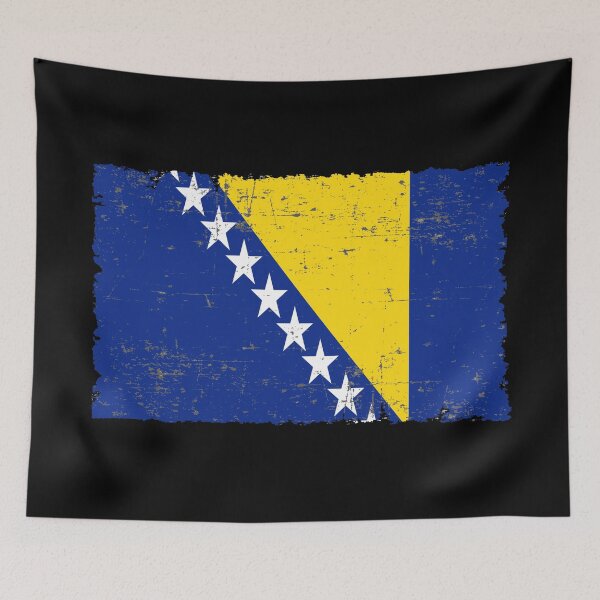 Item preview, Bosnia flag vintage gift idea designed and sold by Argentini.