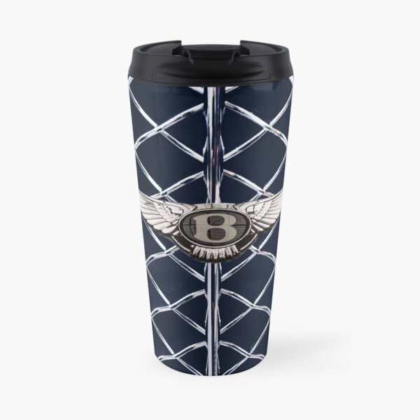 Luxury Fast Cars Bentley Logo Grill Travel Mug