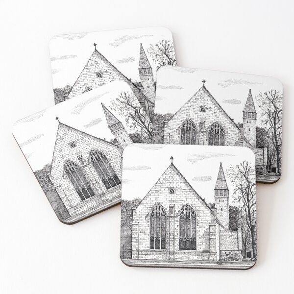 Item preview, 177 - ST. MARY'S CHURCH, BLYTH - DAVE EDWARDS - INK - 1990 designed and sold by BLYTHART.