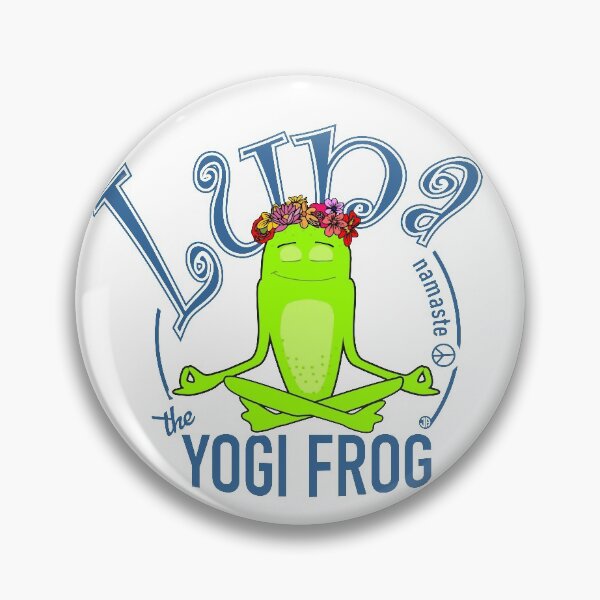 Item preview, Luna The Yogi Frog Meditating designed and sold by Julio Aburto.