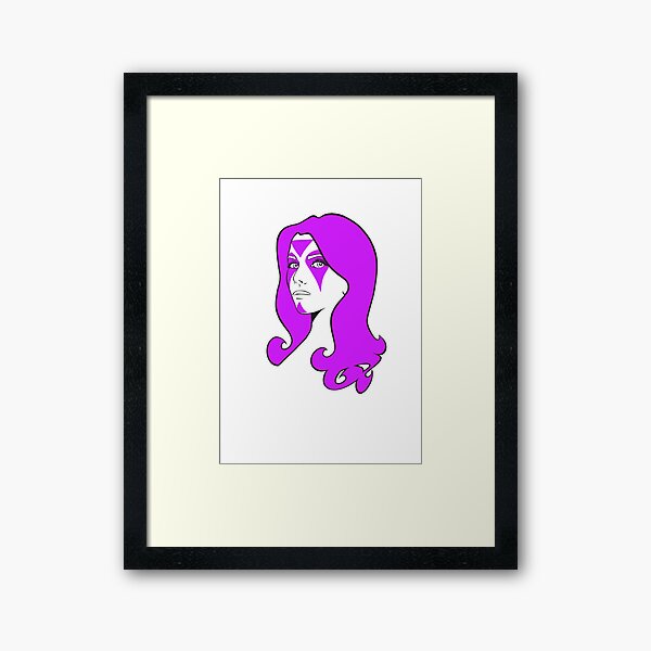 DFD plum flavour Framed Art Print
