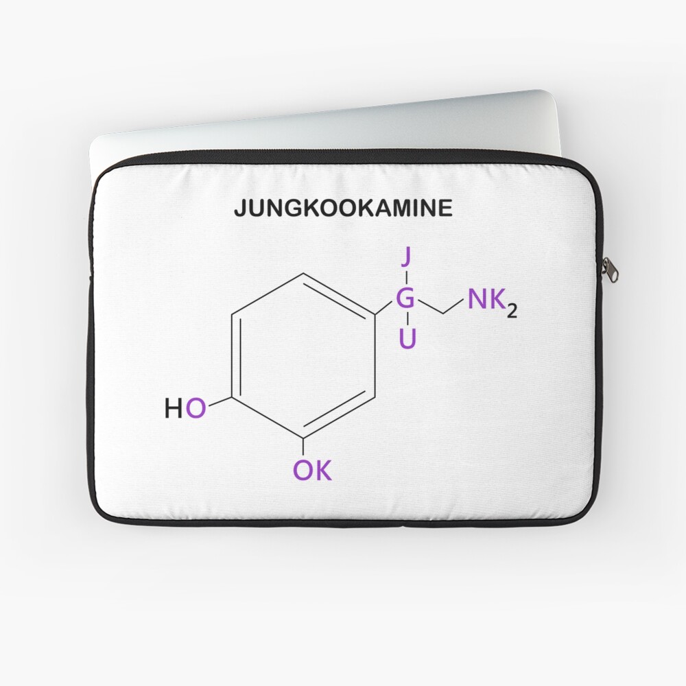 BTS Jungkook Compound Jungkookamine Laptop Sleeve