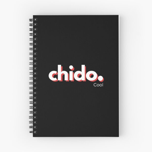 Item preview, Chido, the most famous and used Mexican colloquial expression (black background) designed and sold by Caracol-Spanish.