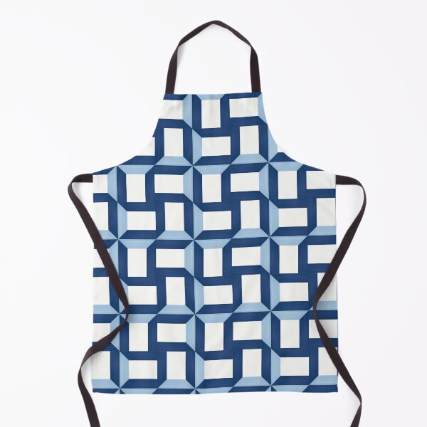 Item preview, Blu Ponti Tiles Pattern Print designed and sold by MCMXCV-PROJECT.