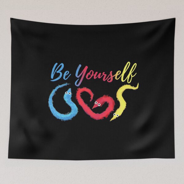 Item preview, Worm on a string Be Yourself designed and sold by MonMonTales.