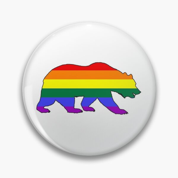 Item preview, Rainbow Bear Pride By Bent Sentiments LGBT gay lesbian interest  designed and sold by bentsentiments.