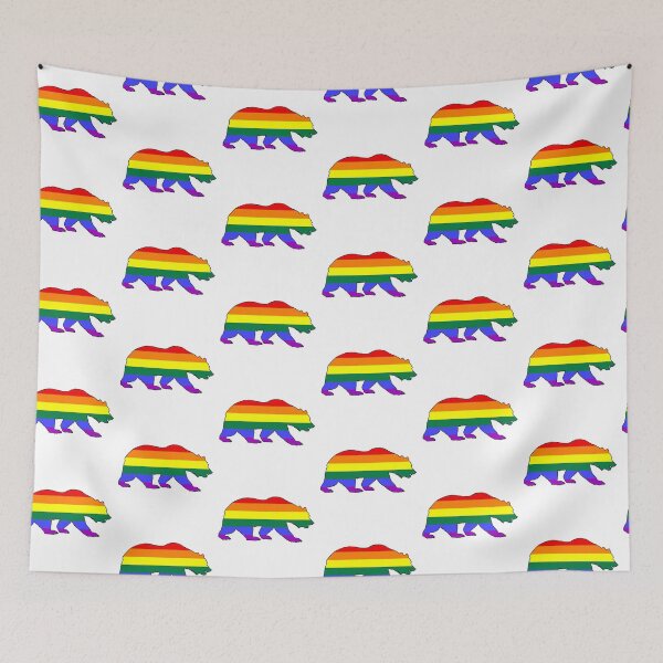 Item preview, Rainbow Bear Pride By Bent Sentiments LGBT gay lesbian interest  designed and sold by bentsentiments.