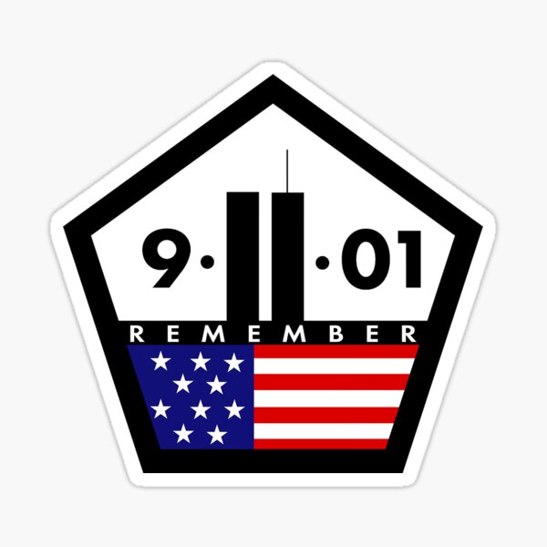 Always Remember 9/11 Sticker