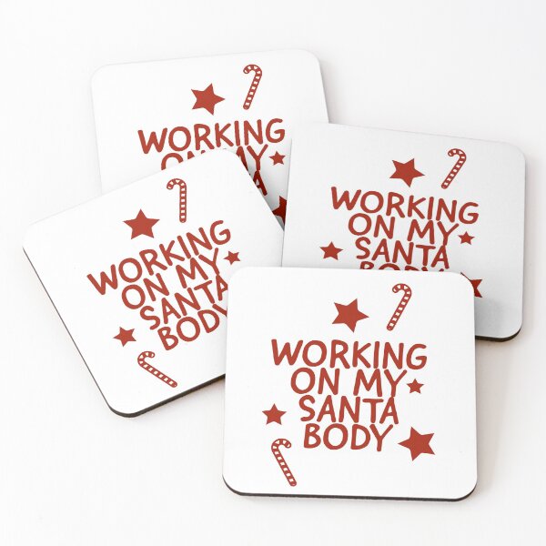 Item preview, WORKING ON MY SANTA BODY - CHRISTMAS - HO HO HO  designed and sold by Tropical Blood.