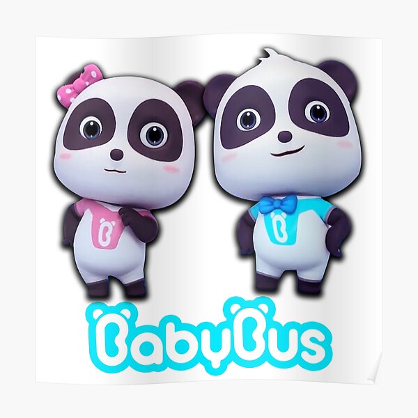 Kiki And Miumiu Panda Babybus Clothing Poster For Sale By Mastersheets Redbubble