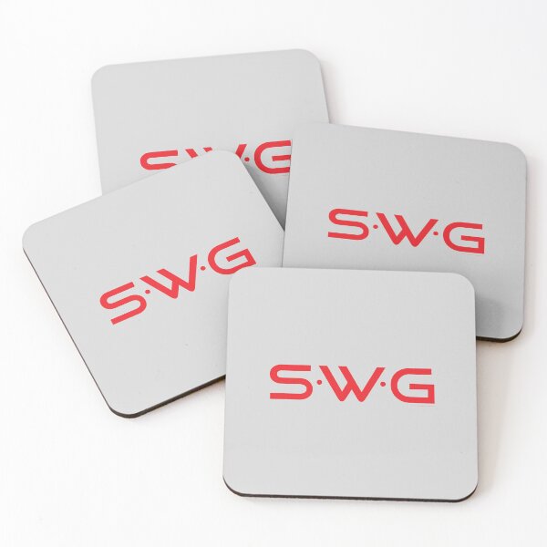 Item preview, "SWG" (Single White Glove) red logo. designed and sold by SWG Mixes & Merchandise.