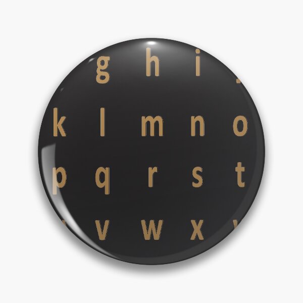 Item preview, complete alphabet - brown designed and sold by ZiphGames.