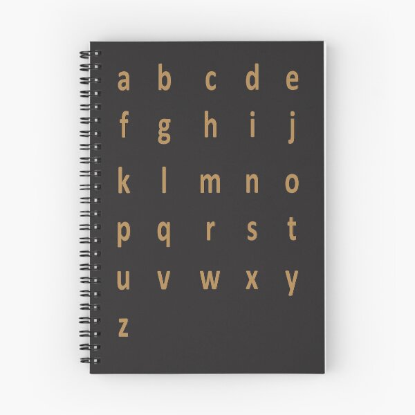 Item preview, complete alphabet - brown designed and sold by ZiphGames.