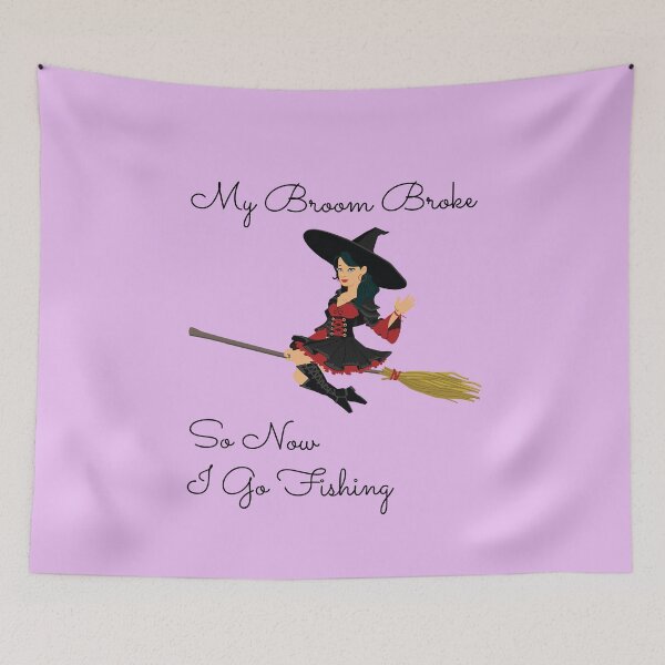 Item preview, My Broom Broke so now i go fishing designed and sold by amrmab.