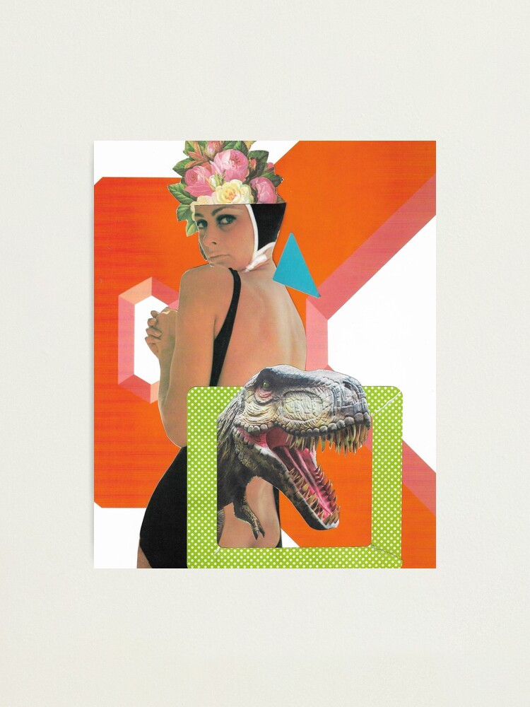 Dinosauria Collage Art Photographic Print For Sale By Ashlafox