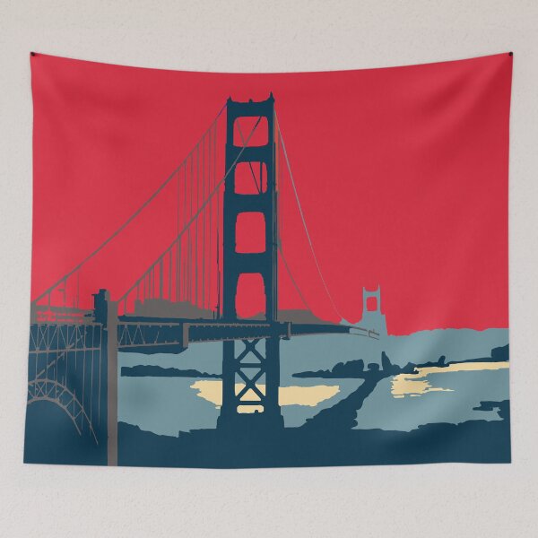 Item preview, Postmodern Golden Gate designed and sold by Andrea Schermann.