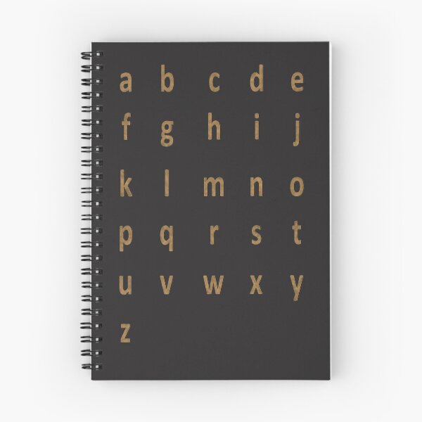 Item preview, complete alphabet - brown suede designed and sold by ZiphGames.
