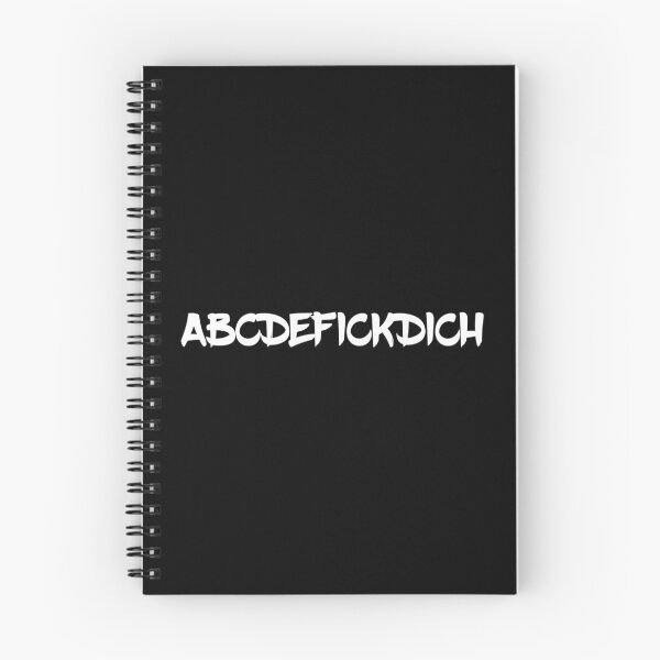 Aperçu de l'œuvre Humorvoll Unhöflich Grob Alphabetisch ABCDEFICKDICH Blue créée et vendue par VollLaser.