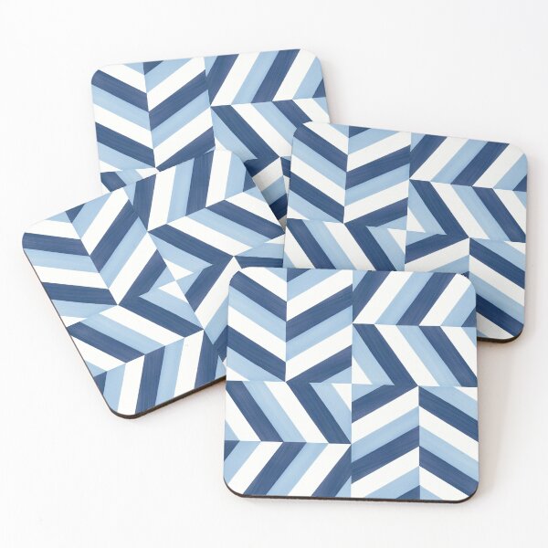 Item preview, Blu Ponti Tiles Pattern Print designed and sold by MCMXCV-PROJECT.
