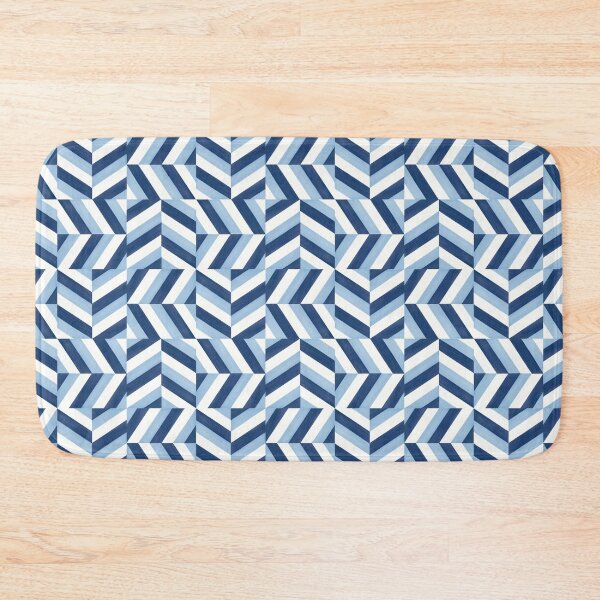 Item preview, Blu Ponti Tiles Pattern Print designed and sold by MCMXCV-PROJECT.