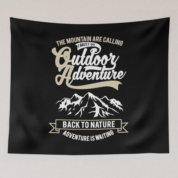 Item preview, The mountains are calling I must go - Awesome outdoor adventure lover Gift designed and sold by Teenation9.