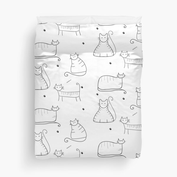 Cats Pattern Duvet Cover