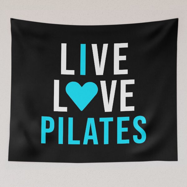 Item preview,  Live Love Pilates - I Love Pilates Blue designed and sold by StudioTina.