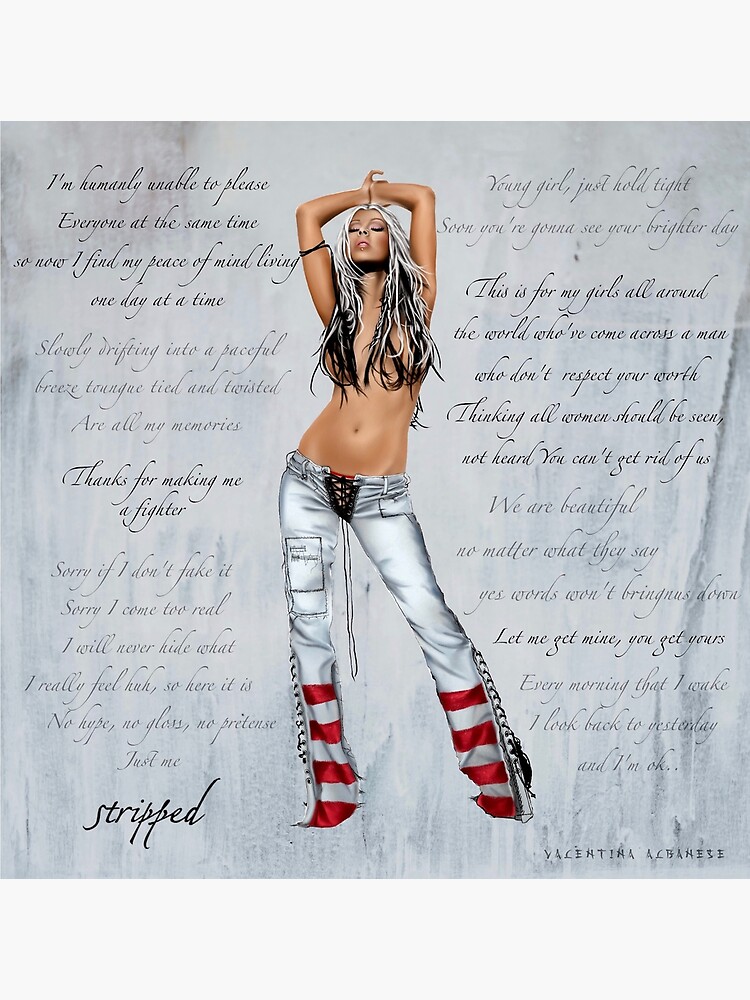 Christina Aguilera Stripped ポスター