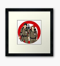 Ghostbusters Files - Mulder & Scully Framed Print