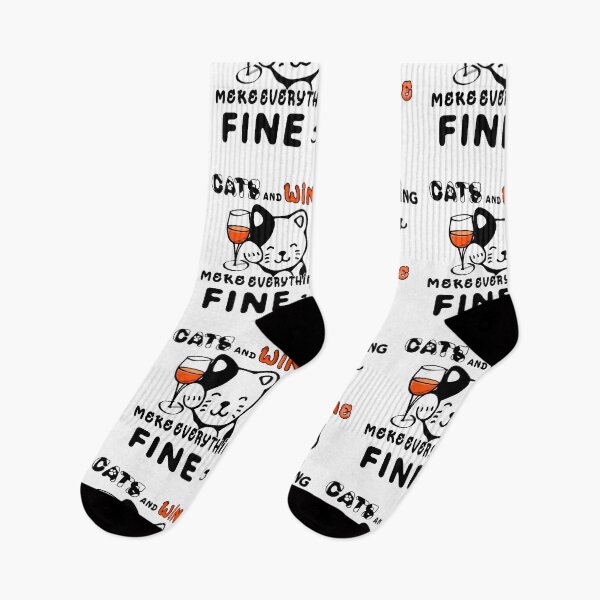 Item preview, Cats and Wine Make EveryThing Fine designed and sold by NADIM XDesigners.