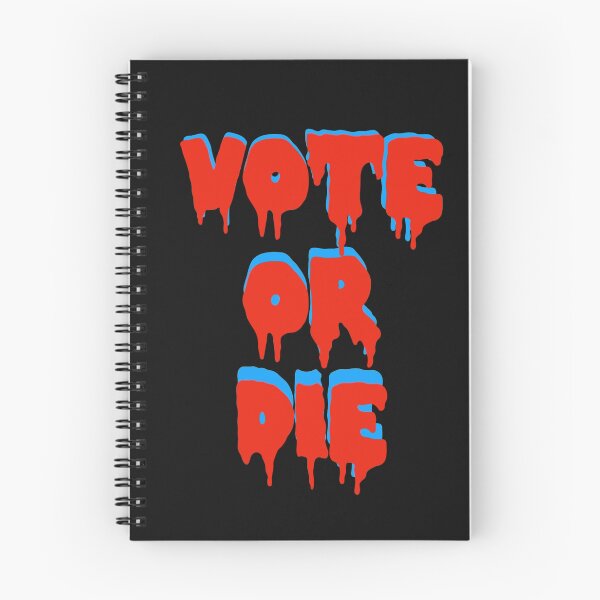 Item preview, Vote Or Die Red/Blue Blood Drip  designed and sold by DesignsofNote.