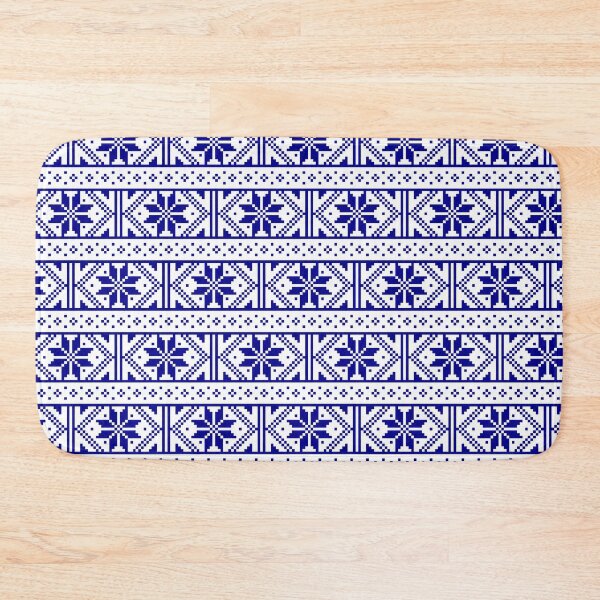 Item preview, Fair Isles in Blue and White designed and sold by Darcy777.