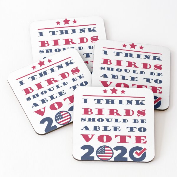 Item preview, I Think Birds Should Be Able To Vote 2020 Funny  Joke Gift designed and sold by Thedoode.
