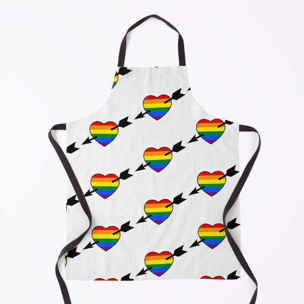 Item preview, Arrow through Heart Rainbow Pride By Bent Sentiments LGBT gay lesbian interest  designed and sold by bentsentiments.