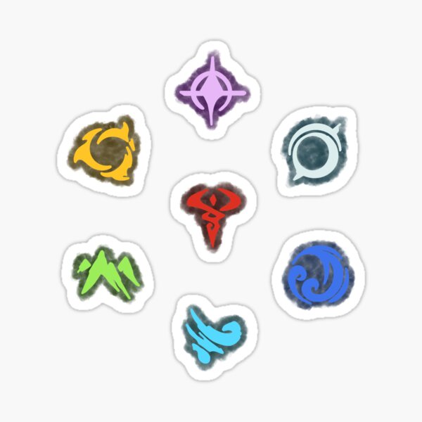 Vista previa del artículo con la obra «Paquete de pegatinas con el logotipo de Primal Source: El príncipe dragón», diseñado y vendido por wrappedupinyou.
