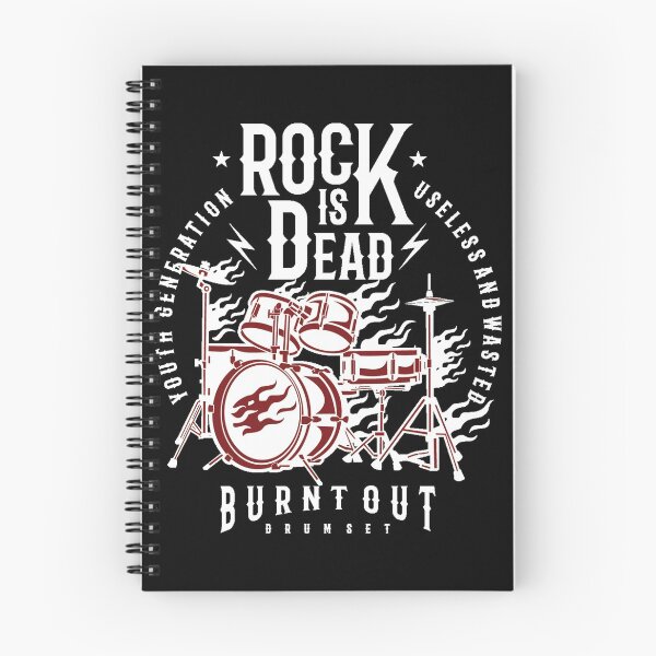 Item preview, Rock is dead - Awesome drums lover Gift designed and sold by Teenation9.